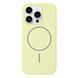 Чохол Silicone Slim with MagSafe для iPhone 12 PRO MAX Cream Yellow - ash-mobile.com.ua - фото 1