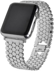 Ремінець Stainless Luxury Steel для Apple Watch 42/44/45/49 mm Silver