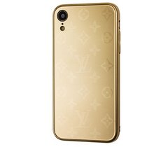 Чохол Glass ЛВ для iPhone XR Gold купити