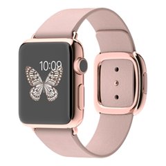 Ремешок Modern Buckle Leather для Apple Watch 38/40/41 mm Pink Sand/Gold купить