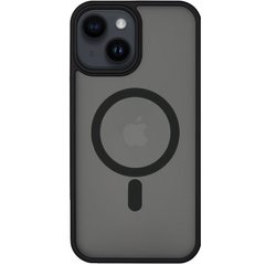 Чехол Shadow Matte Metal Buttons with MagSafe для iPhone 14 Plus Black