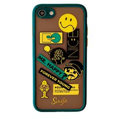 Чохол AVENGER Print для iPhone 7 | 8 | SE 2 | SE 3 Mr.Happy Smile Forest Green купити