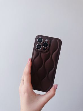 Чохол Silicone Jacket Design Case для iPhone 12 Brown купити