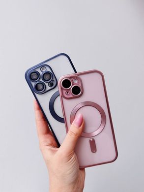 Чохол Shining MATTE with MagSafe для iPhone 14 Plus Pink