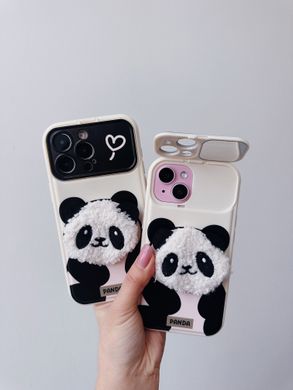 Чохол з закритою камерою для iPhone 7 | 8 | SE 2 | SE 3 Panda Biege купити