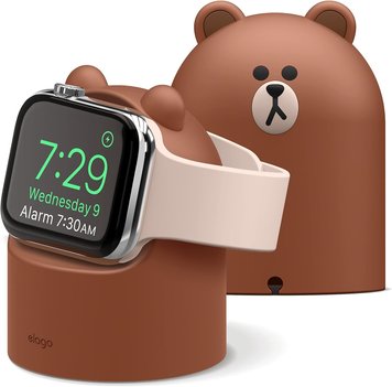 Подставка Line Friends для зарядки Apple Watch Bear - ash-mobile.com.ua - фото 1