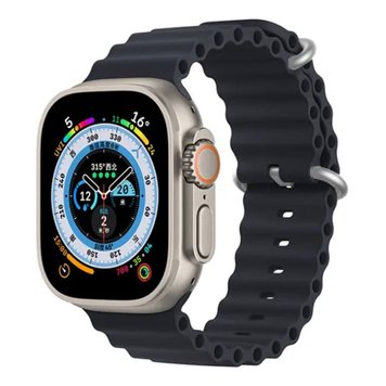 Ремінець Ocean Band для Apple Watch 42mm | 44mm | 45mm | 46mm | 49mm Charcoal Gray - ash-mobile.com.ua - фото 1