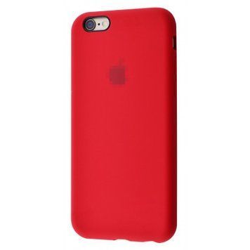 Чехол Silicone Case Full для iPhone 6 | 6s Red - ash-mobile.com.ua - фото 1