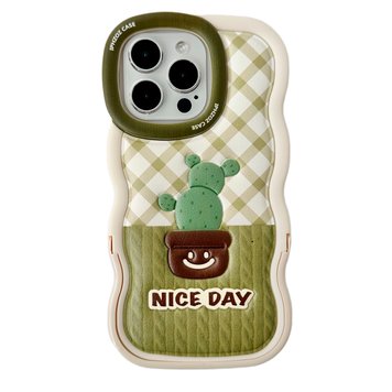 Чехол Волнистый с подставкой для iPhone 13 PRO Nice Day - ash-mobile.com.ua - фото 1