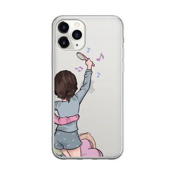 Чохол прозорий Print Home Girls для iPhone 12 PRO MAX Blue - ash-mobile.com.ua - фото 1