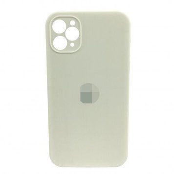 Чохол Silicone Case FULL+Camera Square для iPhone 11 PRO White - ash-mobile.com.ua - фото 1