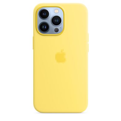 Чохол Silicone Case Full OEM+MagSafe для iPhone 13 PRO MAX Lemon Zest - ash-mobile.com.ua - фото 3