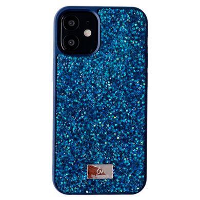 Чохол Bling World Grainy Diamonds для iPhone 12 MINI Blue - ash-mobile.com.ua - фото 1