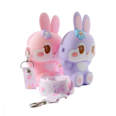 Сумка на плече для дитячого фотоапарату Rabbit 12,5*18*5 Pink купити