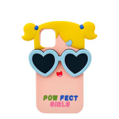 Чехол 3D Pow Girls with Glasses для iPhone 12 | 12 PRO Bubbles купить