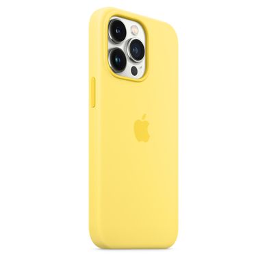 Чохол Silicone Case Full OEM+MagSafe для iPhone 13 PRO MAX Lemon Zest - ash-mobile.com.ua - фото 6