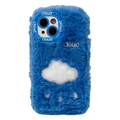 Чохол Fluffy Cute Case для iPhone 14 Cloud Blue