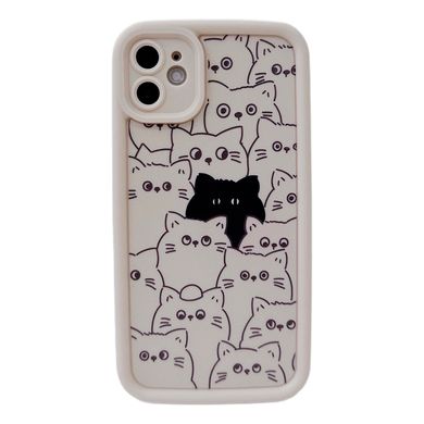 Чохол Pets Case для iPhone 12 Cats Biege - ash-mobile.com.ua - фото 1