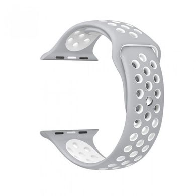 Ремінець Nike Sport Band для Apple Watch 42mm | 44mm | 45mm | 49mm Silver/White купити
