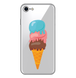 Чохол прозорий Print SUMMER для iPhone 7 | 8 | SE 2 | SE 3 Ice Cream купити