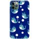 Чехол Wave Print Case для iPhone 12 | 12 PRO Blue Whale купить