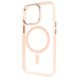 Чехол Crystal Guard with MagSafe для iPhone 15 PRO MAX Pink Sand
