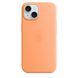 Чехол Silicone Case Full OEM+MagSafe для iPhone 15 Orange Sorbet - ash-mobile.com.ua - фото 1