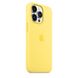 Чохол Silicone Case Full OEM+MagSafe для iPhone 13 PRO MAX Lemon Zest