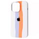 Чехол Rainbow Case для iPhone 12 PRO MAX White/Orange купить