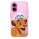 Чохол прозорий Print Lion King with MagSafe для iPhone 17 Air Simba Love Blue