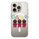 Чохол прозорий Print SQUID GAME with MagSafe для iPhone 16e | 17e Soldiers - ash-mobile.com.ua - фото 1