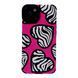 Чехол Ribbed Case для iPhone 15 Heart zebra Pink - ash-mobile.com.ua - фото 1