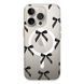 Чехол прозрачный Print Mood swings with MagSafe для iPhone 17 PRO Bow Black