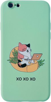 Чехол WAVE Fancy Case для iPhone 6 | 6S HO HO HO Cat Mint Gum - ash-mobile.com.ua - фото 1