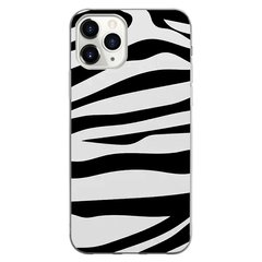 Чехол прозрачный Print Zebra для iPhone 11 PRO купить