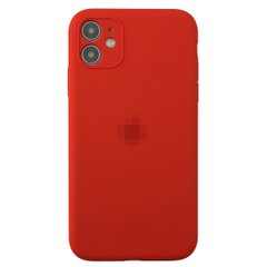 Чохол Silicone Case Full + Camera для iPhone 12 Red купити