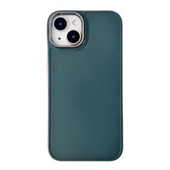 Чехол Matte Colorful Metal Frame для iPhone 14 Plus Grey