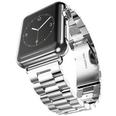Ремінець Metal old 3-bead для Apple Watch 38/40/41 mm Silver купити