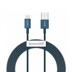 Кабель Baseus Superior Series USB to Lightning (2m) Blue купити