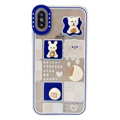 Чехол 3D Happy Case для iPhone XS MAX White Cookies купить