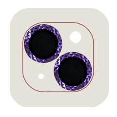Защитное стекло на камеру Metal Shine для iPhone 14 | 14 Plus Purple