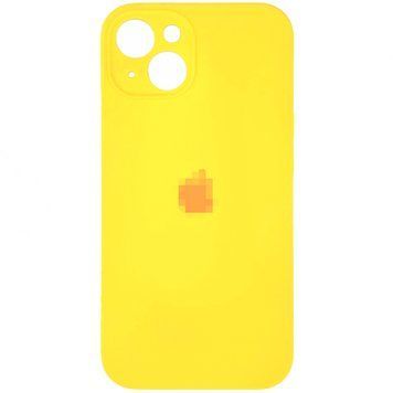 Чохол Silicone Case Full + Camera для iPhone 15 Yellow - ash-mobile.com.ua - фото 1