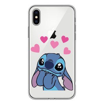 Чохол прозорий Print Monster для iPhone XS MAX Blue Love - ash-mobile.com.ua - фото 1
