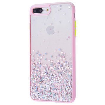 Чехол Confetti Glitter Case для iPhone 7 Plus | 8 Plus Pink - ash-mobile.com.ua - фото 1