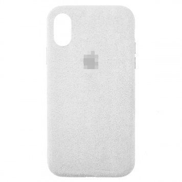 Чехол Alcantara Full для iPhone X | XS Stone - ash-mobile.com.ua - фото 1