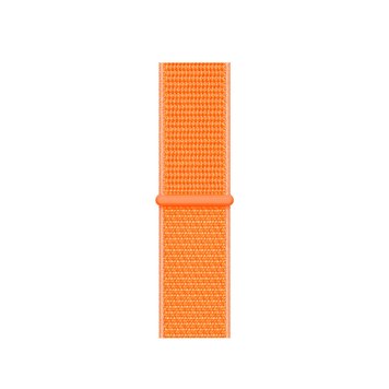 Ремінець Nylon Loop з липучкою для Apple Watch 42mm | 44mm | 45mm | 46mm | 49mm Papaya - ash-mobile.com.ua - фото 1