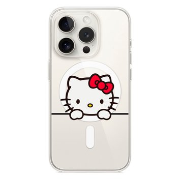 Чехол прозрачный Print Hello Kitty with MagSafe для iPhone 14 PRO Looks - ash-mobile.com.ua - фото 1