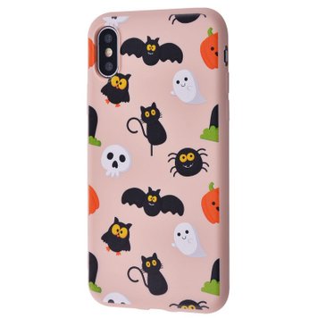 Чохол WAVE Fancy Case для iPhone XS MAX Black Cats Pink - ash-mobile.com.ua - фото 1