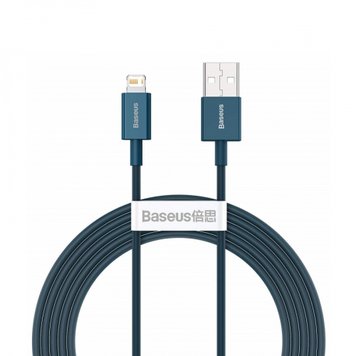 Кабель Baseus Superior Series USB to Lightning (2m) Blue - ash-mobile.com.ua - фото 1