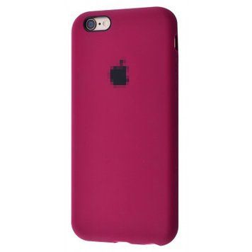 Чехол Silicone Case Full для iPhone 6 | 6s Rose Red - ash-mobile.com.ua - фото 1